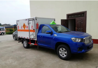 上汽大通皮卡爆破器材运输车 四驱危险品防爆与电动防爆双重优势解析